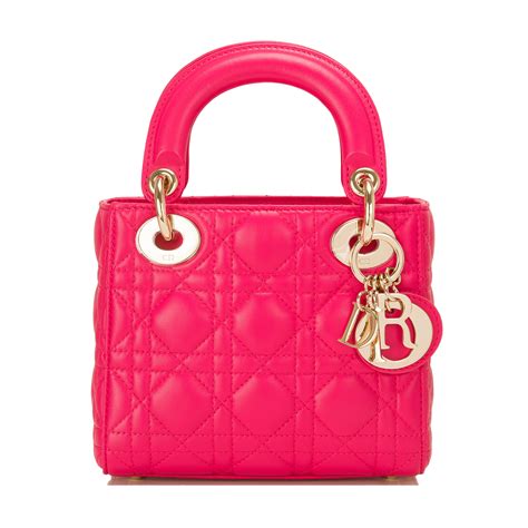 dior pink make up bag|mini lady Dior bag pink.